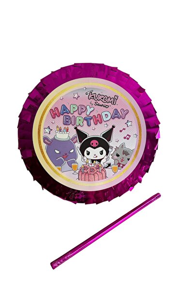 Cadde Süs Kuromi Temalı Pinyata Ve Sopası