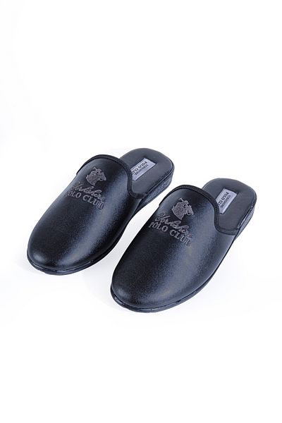 Yorkshire Polo Club Black Home Guest Dowry Bundle and Groom Slippers