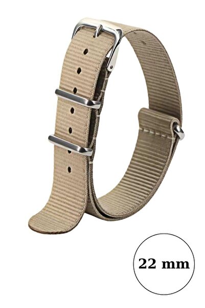 MercanSaat Klasik Suya Dayanıklı Koku Yapmaz Sportif Renkli Nato Saat Kordonu...