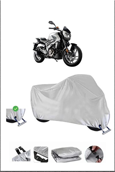 Breen Bajaj Dominar400 Lock Compatible Waterproof Durable Motorcycle Canvas-Gray