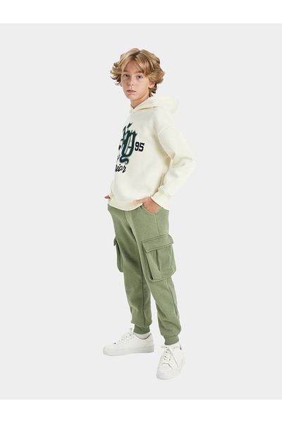 DeFacto Relaxed Fit Cargo Joggers with Drawstring