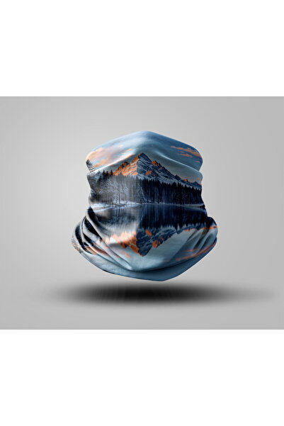 Buffalo قناع راكب الدراجة النارية بتصميم جبلي، طوق رقبة خارجي للجنسين