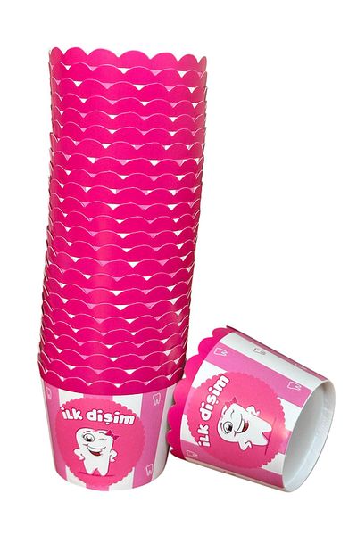 Cadde Süs Pink First Tooth Themed Muffin Cupcake Mold
