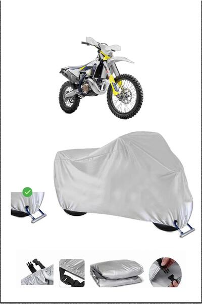 Breen Husqvarna Te300 Lock Compatible Waterproof Durable Motorcycle Canvas-Gray