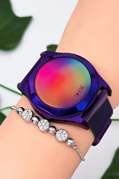 TOUCHE WATCH Touche Dokunmatik Unisex Kol Saati Dokunmatik Ekran 3 Atm Su Geç...