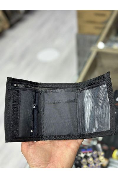 KOMANDO PAZARI Fabric Vertical Wallet with Zipper (Stem Bridge Embroidered)