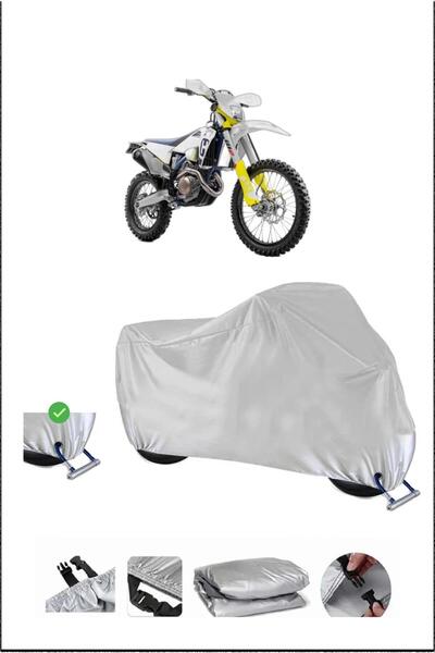 Breen Husqvarna Fe501 Lock Compatible Waterproof Durable Motorcycle Canvas-Gray