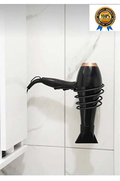 CÖDEL Fön Makinası Tutacağı Güçlü Yapışkanlı Fön Askılığı