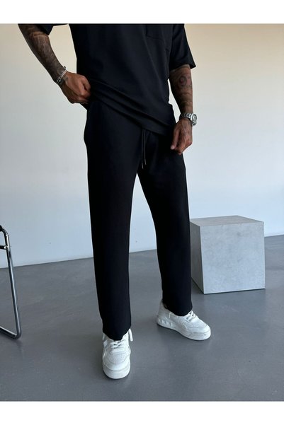 elkumoda Men's Lycra Oversize Sweatpants Anti-Sweat Stretchy and Comfortable ...