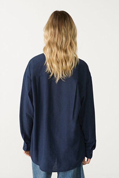 Stradivarius Linen blend shirt