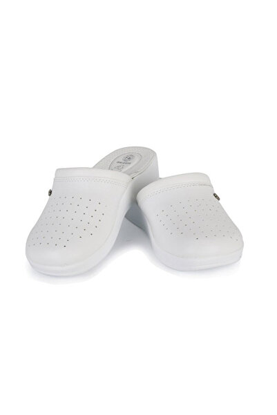 GEZER Sabo White Slippers