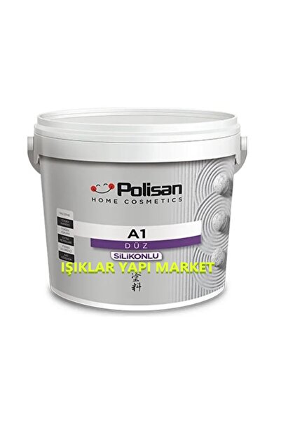 Polisan Silikonlu A1-dış Cephe Boyası-2,5litre(3,5KG.)-cd-8219 Taş Grisi