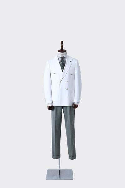 Kadir Büyükkaya Men's Double Breasted Premium Jacket - Kaw5225S