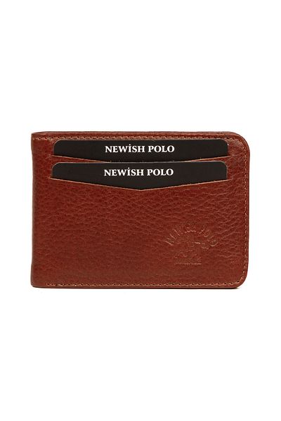 Newish Polo Men's Genuine Leather Card Holder and Wallet