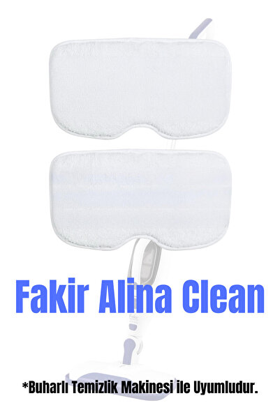 minial Fakir Alina Clean Buharlı Temizleyici Yedek Yer Başlığı 2'li