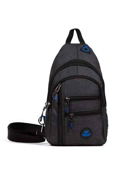 Newish Polo Men's Linen Fabric Crossbody Bag with Ears and USB Output