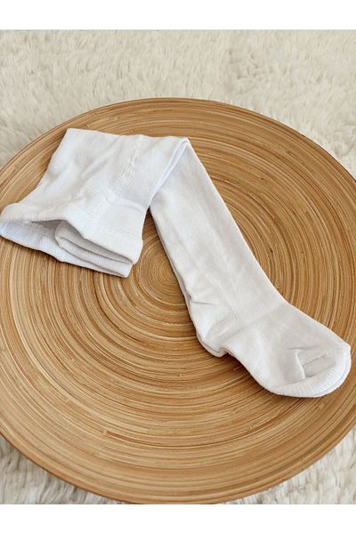 Cloudy White Baby Socks - Cotton and Soft Panties