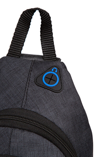 Newish Polo Men's Linen Fabric Crossbody Bag with Ears and USB Output