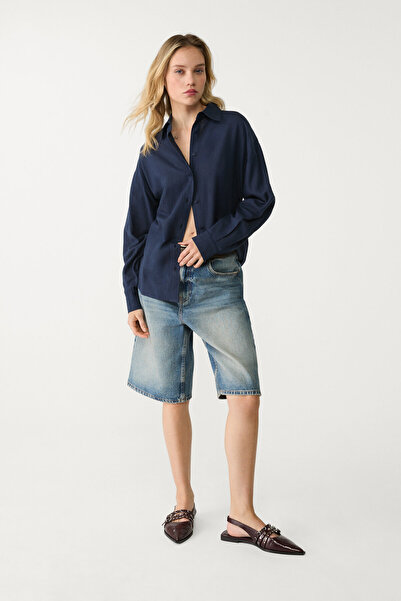 Stradivarius Linen blend shirt