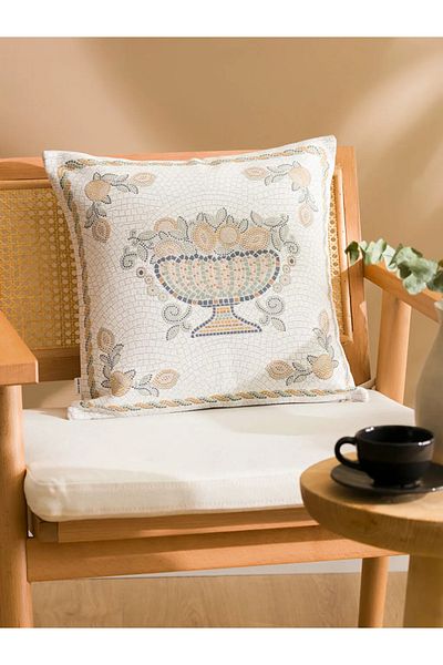 LC Waikiki Lcw Home Assorted Cotton Embroidered Pillow Case 45X45 cm