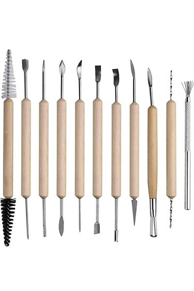 Limmy Set of 11 Ceramic, Chocolate and Candy Dough Backdrop Sculpting Modeling and Cleaning Detail