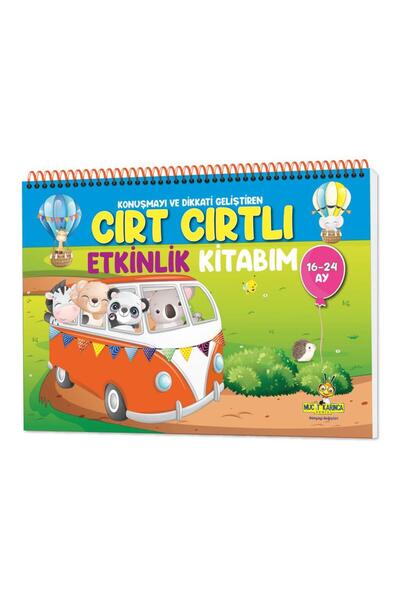 yükselen zeka Cırt Cırtlı Etkinlik Kitabım 16-24 Ay