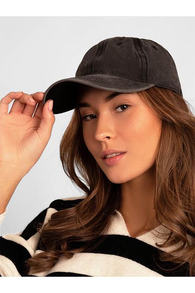 Külah Women's Gray Antique Vintage Cap Hat