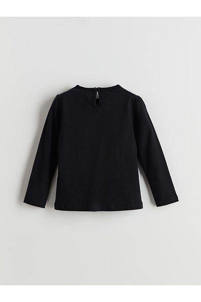 LC Waikiki LCW ECO Mädchen-T-Shirt mit Rundhalsausschnitt und Aufdruck