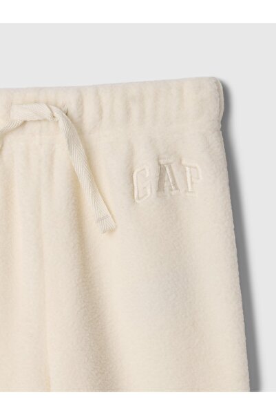 GAP Erkek Bebek Kırık Beyaz Gap Logo Pull-On Fleece Jogger Eşofman Altı
