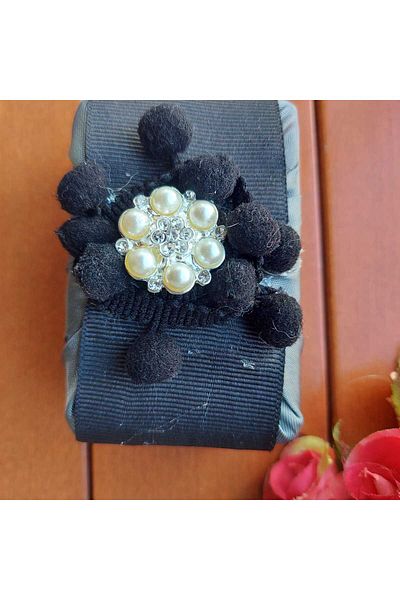 esdekor Special Design Stone Embroidered Handmade Ornamental Soap Large 9X5X3Cm Random 1 Piece
