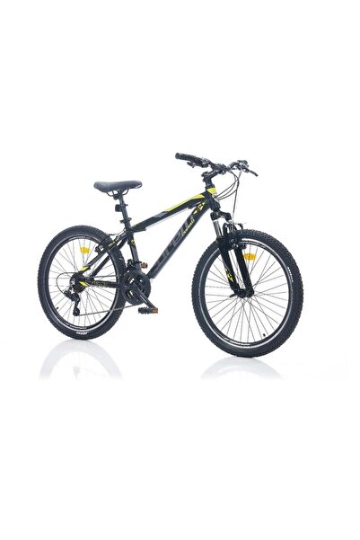 Corelli FELİX 3.1 ERKEK DAĞ BİSİKLETİ 460H V 27.5 JANT 21 VİTES SİYAH SARI GRİ