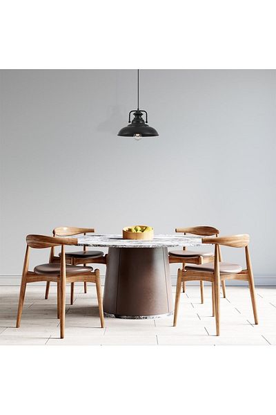 A F N LIGHTING A F N LIGHTINGS Industrial Style Matte Black Metal Ceiling Pendant Light