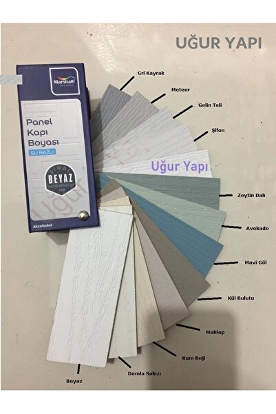 Marshall Su Bazlı Silinebilir Kokusuz Amerikan Panel Kapı Boyası 0,75 Lt Mahlep