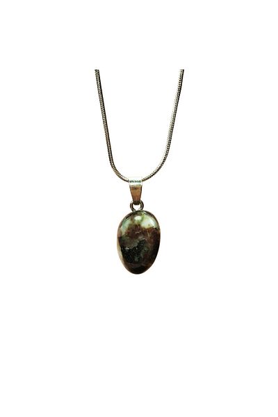 Ceet Markets Natural Tourmaline Chain Necklace - 2 cm Chain, 20 cm Boxed