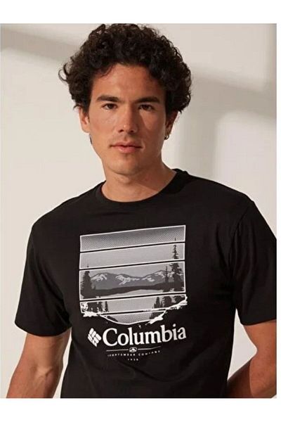 Columbia Ανδρικό κοντομάνικο μπλουζάκι - Cs0344-010 Csc Linear Range, 9120671010