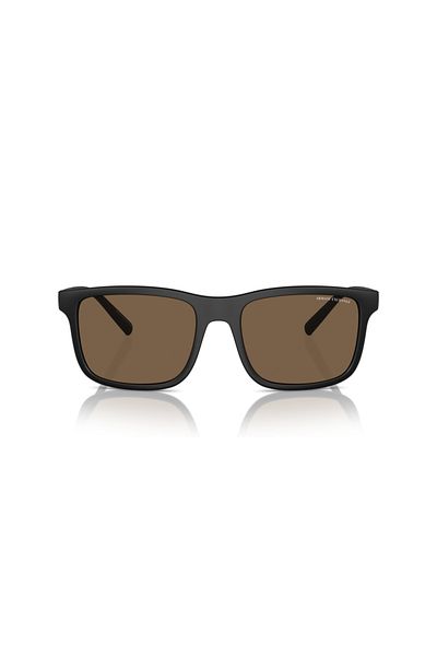 Armani Exchange Ax4145S - Men &Apos; S Sunglasses, Dark Brown, Frame, Matte Black