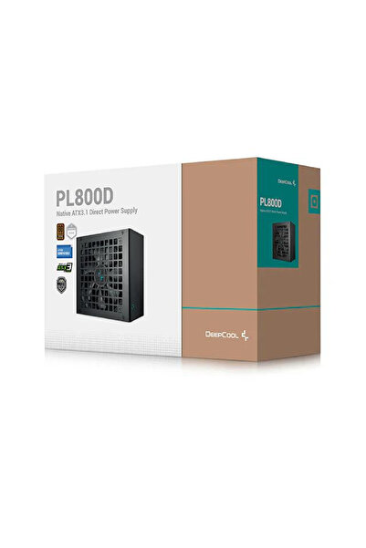 Deep Cool DeepCool 800W PL800D 80+ BRONZ ATX 3.1 PCIe 5.1 Güç Kaynağı