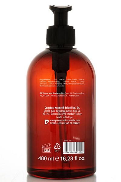 Pierre Cardin Liquid Hand Wash 480 ml – Deep Ocean - Liquid Soap - Deep Ocean