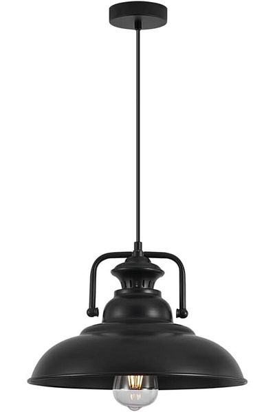 A F N LIGHTING A F N LIGHTINGS Industrial Style Matte Black Metal Ceiling Pendant Light