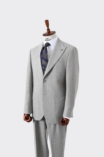 Kadir Büyükkaya Men's Pleated Suit - Modern Fit Kaw1331W