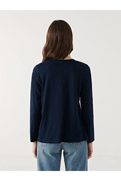 LC Waikiki Baglamali Yaka Nakisli Kadin Bluz - S54998Z8