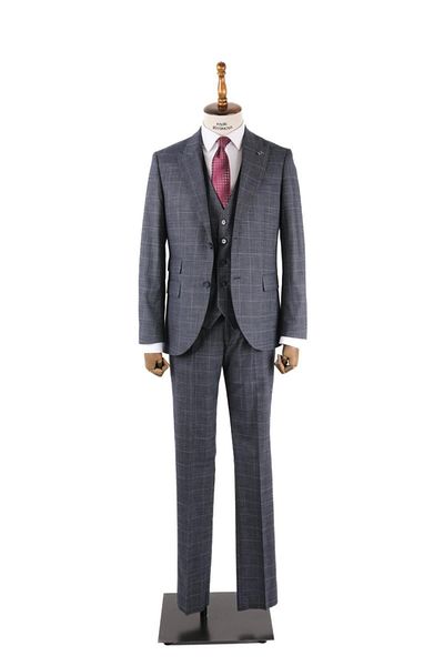 Kadir Büyükkaya Stylish Men's Suit - with Vest, Design Kav1029S