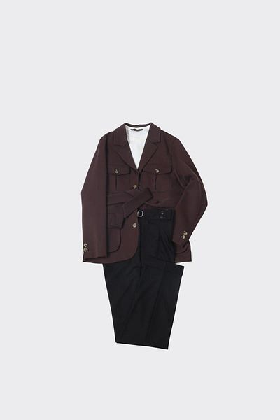 Kadir Büyükkaya Stylish Safari Men's Coat-Gkw8197W