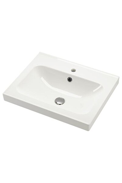 IKEA - ORRSJÖN, lavabo, beyaz, 62x49 cm