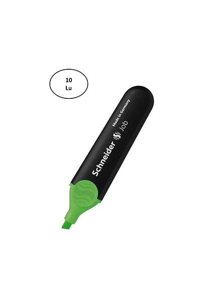 Schneider Electric Schneider Scf101 Job 150 1-4,5 mm Green Highlighter 10 Pcs