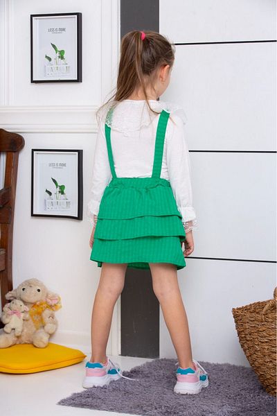 tunays shopping Badi Salopet Children's Dress with Collar Detail