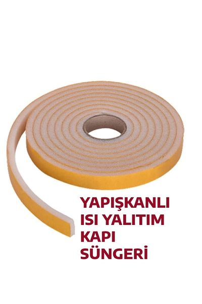 YNT İthalat Saddlebag 5 Pieces 3 Meters Adhesive Door Tape Heat Insulation Sponge