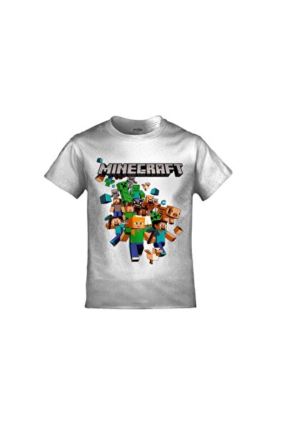 Kalic Studio Tricou alb unisex pentru copii cu imprimeu