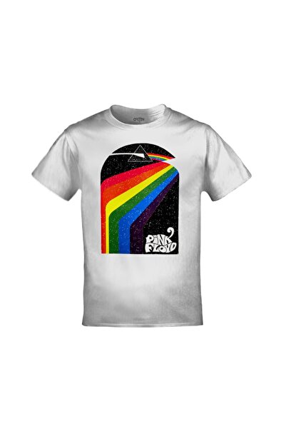 Kalic Studio Unisex Λευκά παπούτσια με στάμπα Pink Floyd