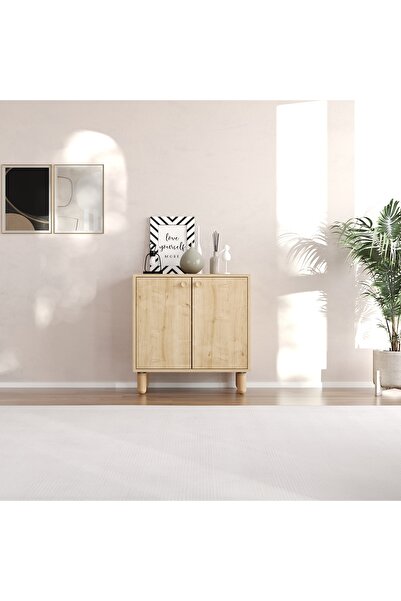 MERT SERT MOBİLYA Lina 72cm Çok Amaçlı Dolap, Kitaplık, Kiler,Erzak Dolabı,AyakkabılıkBanyo Dolabı